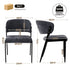 Artiss Dining Chairs Set of 2 Linen Fabric Soft Upholstered Chairs Charcoal