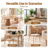 Artiss Dining Chairs Set of 4, Leisure Accent Chair for Living Room & Balcony Spindle Back