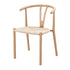 Artiss Dining Chairs X1, Y-Back Leisure Accent Chair for Living Room & Balcony Woven Seat