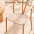 Artiss Dining Chairs X1, Y-Back Leisure Accent Chair for Living Room & Balcony Woven Seat