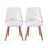 1 Set of 4 Artiss Dining Chairs White PU