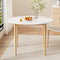 Artiss 108cm Round Dining Table White Nordic 4–6 Seater Demi
