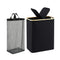 Artiss 2 Sections Laundry Basket with Removable Bags Foldable Black