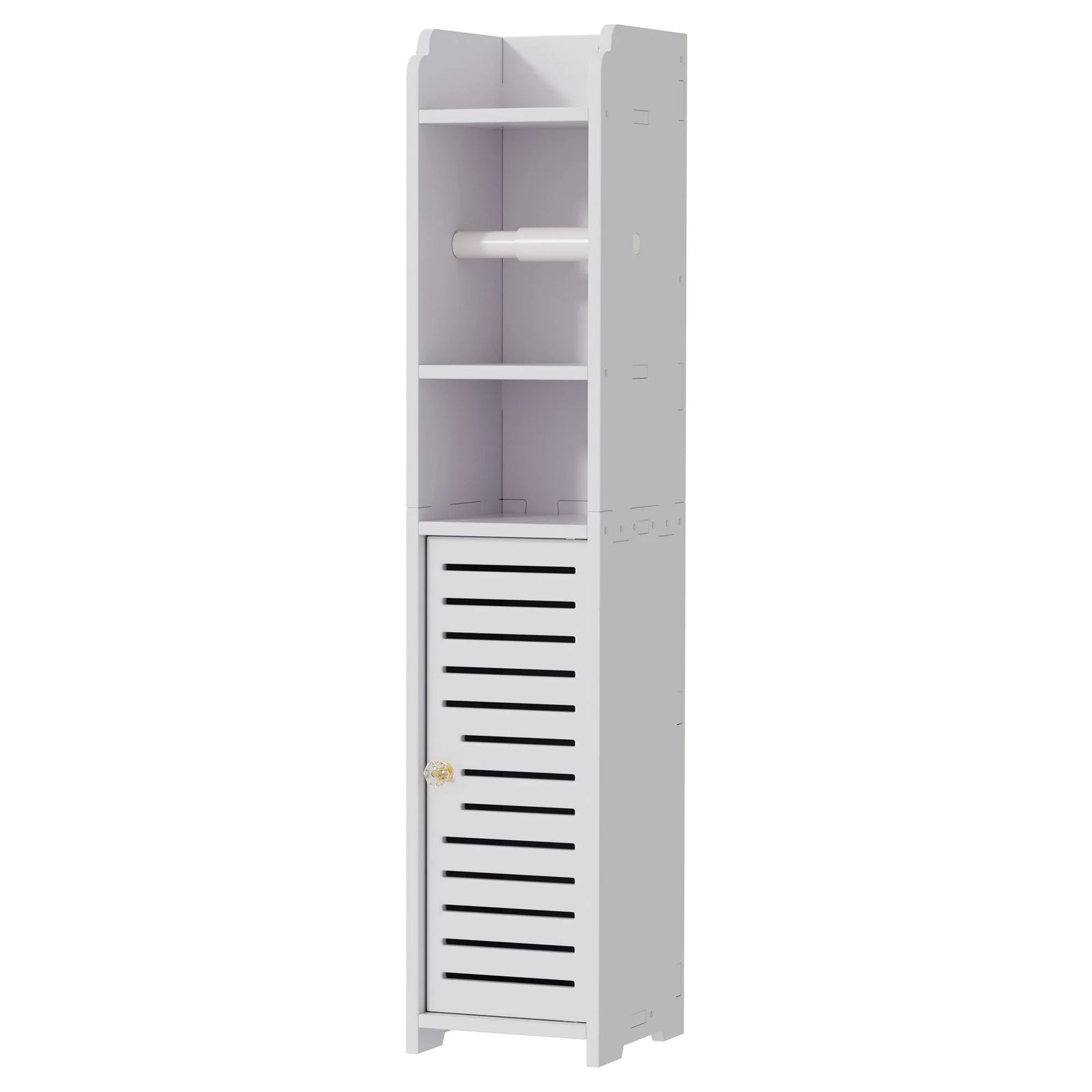 2X Bathroom Cabinet Toilet Roll Holder 76cm
