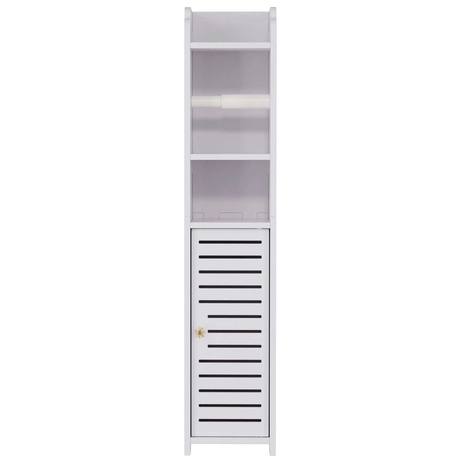 2X Bathroom Cabinet Toilet Roll Holder 76cm