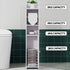 2X Bathroom Cabinet Toilet Roll Holder 76cm