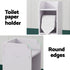 2X Bathroom Cabinet Toilet Roll Holder 76cm