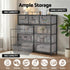 Chest of 9 Drawers Storage Dresser Tallboy Dark Grey