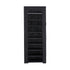 Shoe Rack Cabinet Removable Cover 10 tier Black