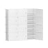 Artiss DIY Stackable Shoe Rack 12 Cube Storage Cabinet White Modular Organizer