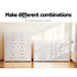 Artiss DIY Stackable Shoe Rack 12 Cube Storage Cabinet White Modular Organizer
