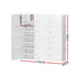 Artiss Shoe Rack DIY 12 Storage Cube Stackable White