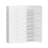 Artiss DIY Stackable Shoe Rack 15 Cube Storage Cabinet White Modular Organizer