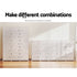 Artiss DIY Stackable Shoe Rack 15 Cube Storage Cabinet White Modular Organizer