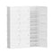 DIY Stackable Shoe Rack 15 Cube Storage Cabinet White Modular Organizer