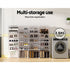 DIY Stackable Shoe Rack 16 Cube Storage Cabinet White Modular Organizer