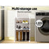 DIY Stackable Shoe Rack Storage Cube Set 2 White PP Steel Frame Cabinet