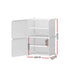Artiss Shoe Rack DIY Set of 2 Storage Cube Stackable White