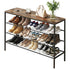 Shoe Rack 4 tier Storage Organiser Walnut