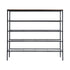 Artiss Shoe Rack 5-tier 25 Pairs Walnut Bob