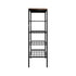 Artiss Shoe Rack 5-tier 25 Pairs Walnut Bob
