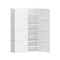 Artiss DIY Stackable Shoe Rack Storage Cube 8 Pack White Modular Cabinet