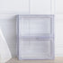 DIY Shoe Box Set of 2 Stackable Shoe Storage Case Magnetic Door