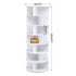 7 Tier 360° Rotating Shoe Rack Storage Display Shelf White