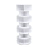 7 Tier 360° Rotating Shoe Rack Storage Display Shelf White
