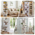 7 Tier 360° Rotating Shoe Rack Storage Display Shelf White