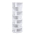 7 Tier 360° Rotating Shoe Rack Storage Display Shelf White