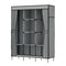 Artiss Portable Fabric Wardrobe Closet Grey Metal Frame Storage Organizer Cabinet
