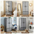 Portable Clothes Closet Wardrobe – Large Storage with Magnetic Door Grey