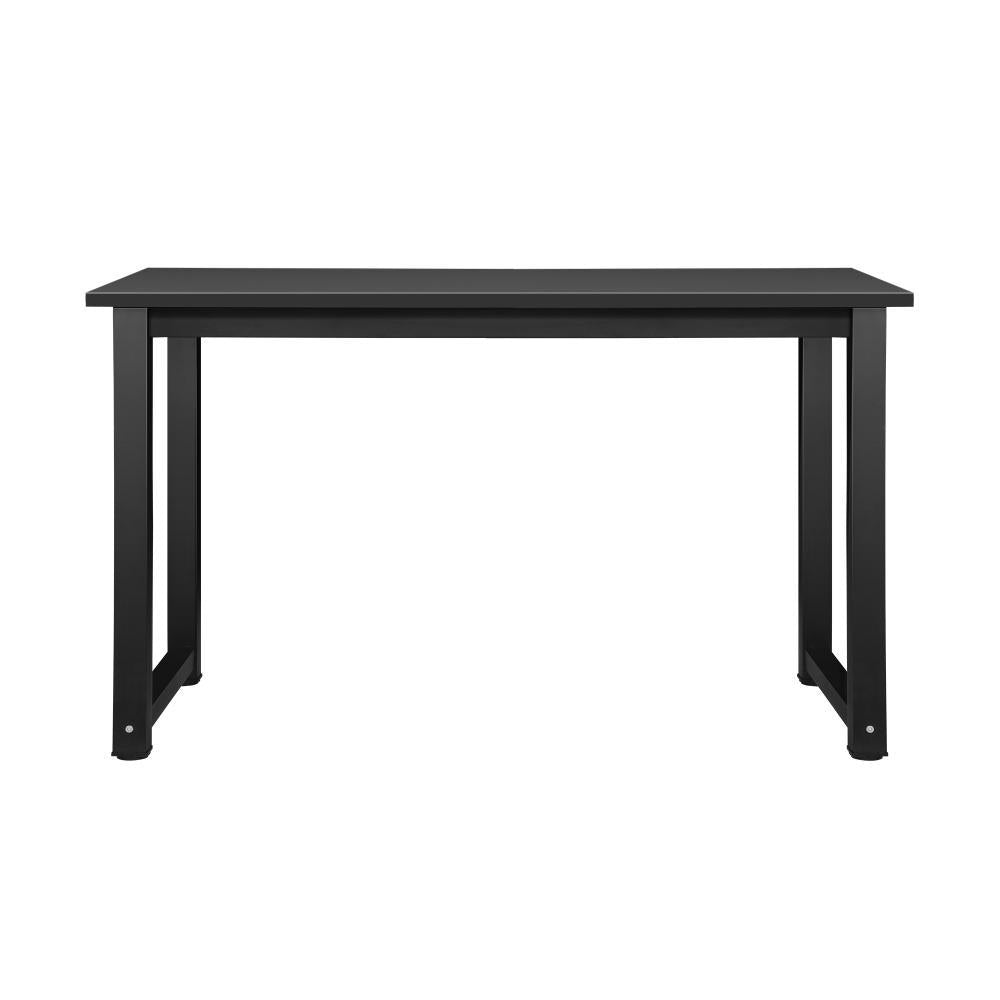 Computer Desk Veneer Table Top 120cm Black