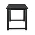 Computer Desk Veneer Table Top 120cm Black