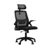 Home Office Set Computer Desk and Mesh Office Chair Black