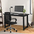 Home Office Desk and Chair Set Black Table Office Chair