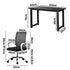 Home Office Desk and Chair Set BK&WH Table Office Chair