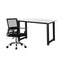Home Office Desk and Chair Set BK&WH Computer Table