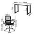 Home Office Desk and Chair Set BK&WH Computer Table