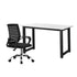 Home Office Desk and Chair Set BK&WH Desk Office Chair