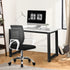 Home Office Desk and Chair Set BK&WH Gaming Desk Office Chair