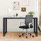 Home Office Desk and Chair Set BK&WH Gaming Desk Office Chair