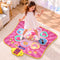 Keezi Kids Electronic Dance Mat Princess Theme 3 Game Modes LED Ages 3-12 Pink