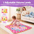 Keezi Kids Electronic Dance Mat Princess Theme 3 Game Modes LED Ages 3-12 Pink