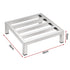 Giantz 35x35cm Dunnage Rack 2-Pack, Stainless Steel, 454kg Load Capacity