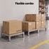 Giantz 35x35cm Dunnage Rack 2-Pack, Stainless Steel, 454kg Load Capacity