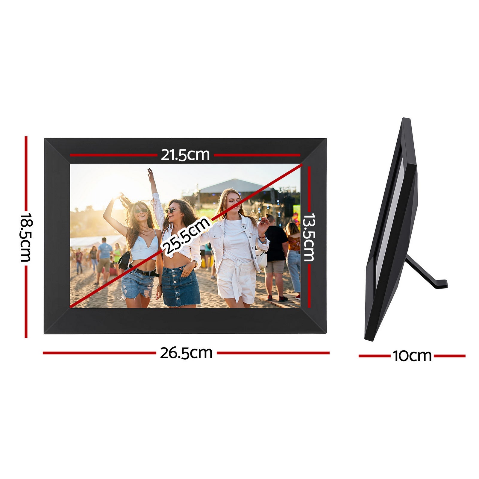 Digital Photo Frame 10.1 Inch WIFI Touch-Screen Picture Video Player 32G
