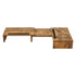 Dual Monitor Stand Riser – Rotating & Extendable Desk Shelf (Rustic Brown)
