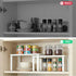 Kitchen Storage Shelves Rack Cupboard Cabinet Organiser Set of 2